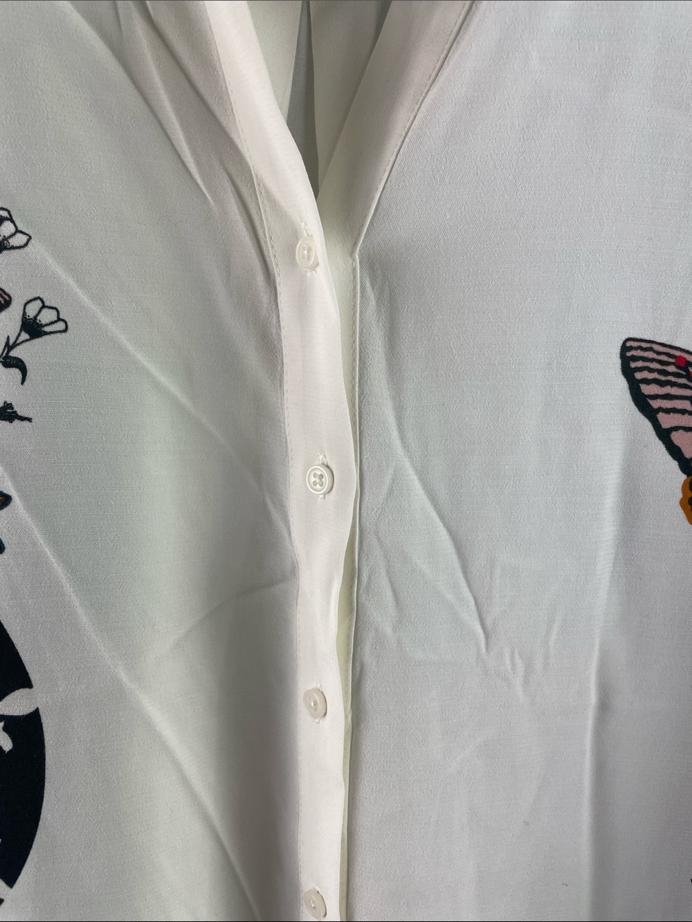 NWT Desigual Button-Up Blouse Size L - Picture 10 of 14